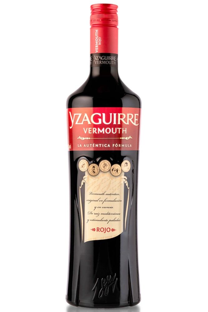 Botella de 1 litro de Yzaguirre Tinto, un vermut rojo tradicional de Cataluña. Elaborado con más de 80 botánicos, ofrece una mezcla de dulzor, cuerpo y complejidad. Color rojo brillante, con notas de caramelo, especias dulces e hierbas balsámicas. Ideal con hielo, naranja o combinado con sifón. Presentado en botella de vidrio. Contiene sulfitos.