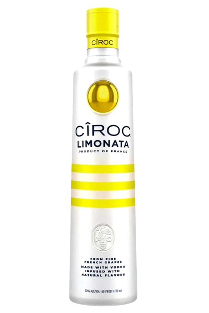 Botella Cîroc Limonata 70 cl, vodka francés aromatizado con limón italiano, fresco, vibrante y cítrico.