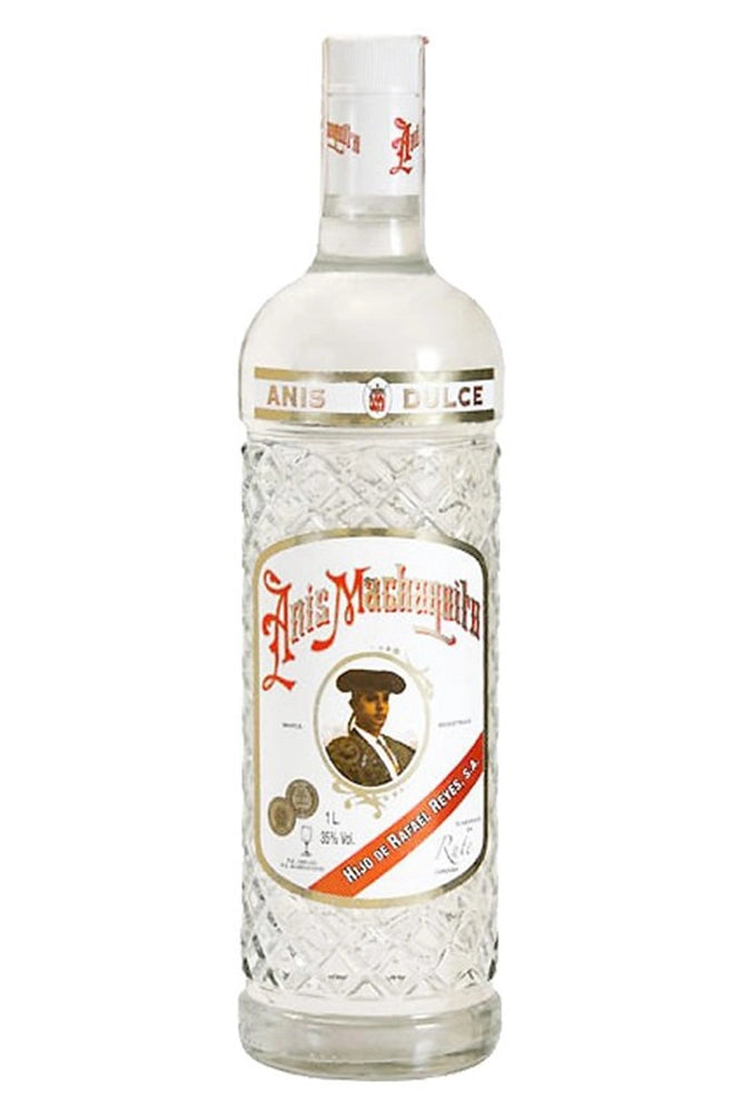 Botella de 1 litro de Anís Machaquito Dulce, un anís dulce tradicional de la sierra cordobesa, elaborado en Rute (Córdoba) con técnicas tradicionales. Ideal para disfrutar en sobremesa o mezclado con zumos cítricos. Presentado en botella de vidrio transparente.