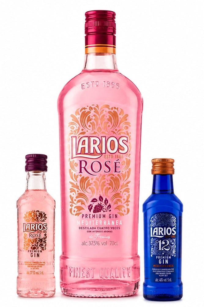 Ginebra Larios Rosé Premium + Miniatura de Regalo — Edición de Verano