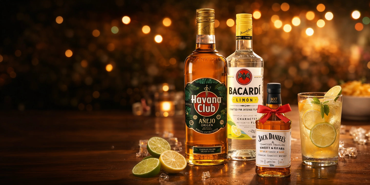 Pack Mix Fiesta – Havana Origen + Bacardi Limón + Jack Daniel’s