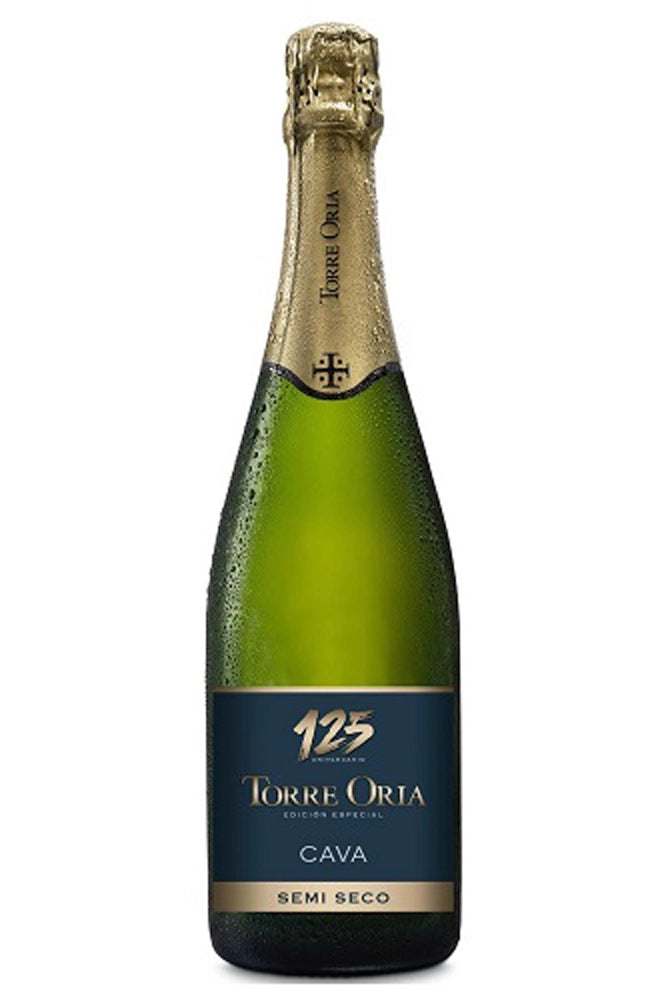 otella Cava Torre Oria Semi, cava semidulce suave con notas de manzana y pera.