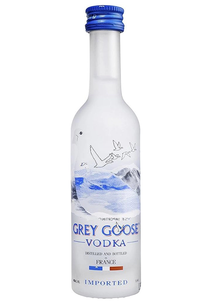 Mini Grey Goose 5 cl vodka francés premium