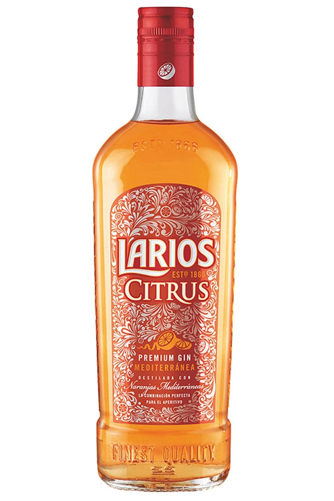 Botella de Licor Orange 1 L, licor de naranja de color ámbar con aroma cítrico y dulce.