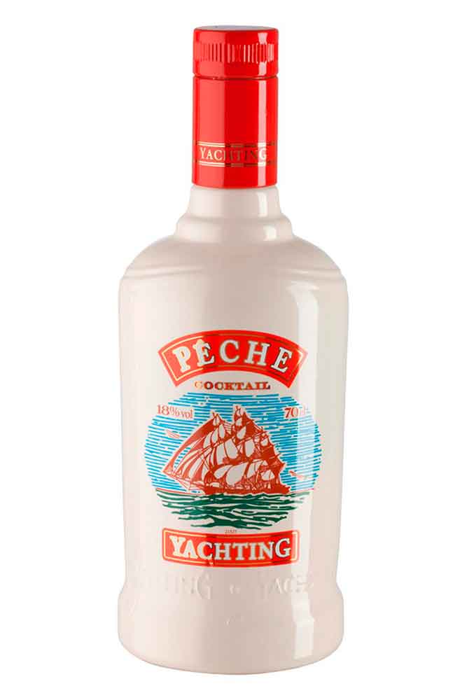 Botella de 70 cl de Licor Peche. Licor de whisky melocotón ámbar suave 20º. Dulce, afrutado y perfecto para cócteles.